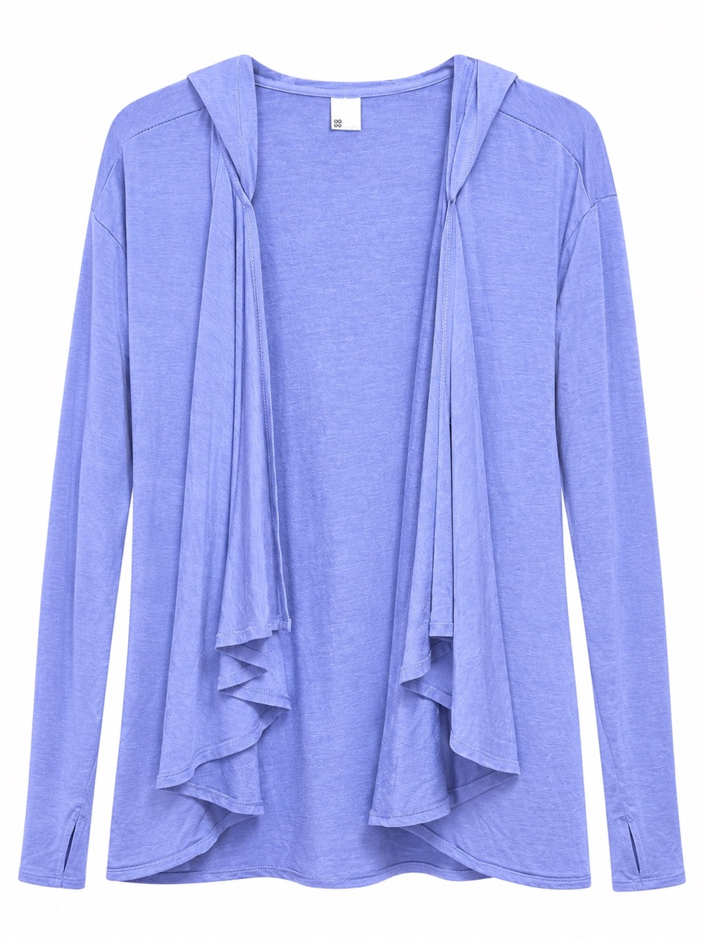 All In Motion Women’s XL Lavender Lightweight Hooded Open Front Cardigan